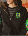 KARMA FAIRY SKULL MESSY BUN ALL OVER PRINT - TLTW2703251