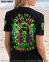 KARMA FAIRY SKULL MESSY BUN ALL OVER PRINT - TLTW2703251
