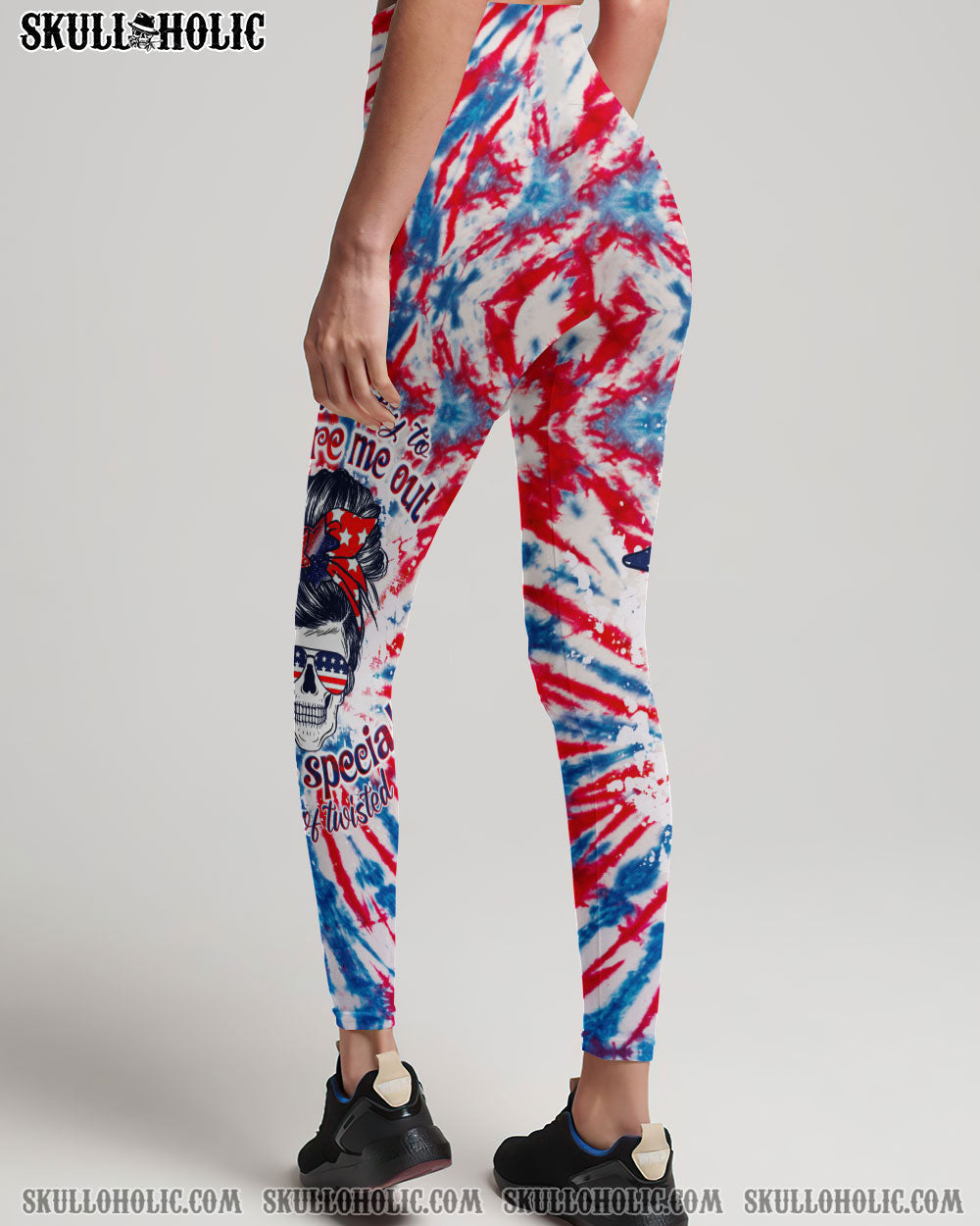 DON'T TRY TO FIGURE ME OUT MESSY BUN AMERICA TIE DYE ALL OVER PRINT - TLTW2706233