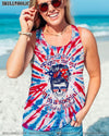 DON'T TRY TO FIGURE ME OUT MESSY BUN AMERICA TIE DYE ALL OVER PRINT - TLTW2706233