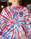 DON'T TRY TO FIGURE ME OUT MESSY BUN AMERICA TIE DYE ALL OVER PRINT - TLTW2706233