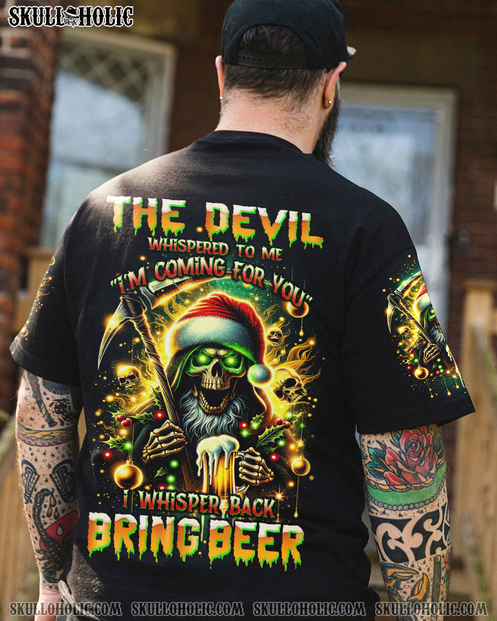 BRING BEER REAPER CHRISTMAS ALL OVER PRINT - TLTW3010235