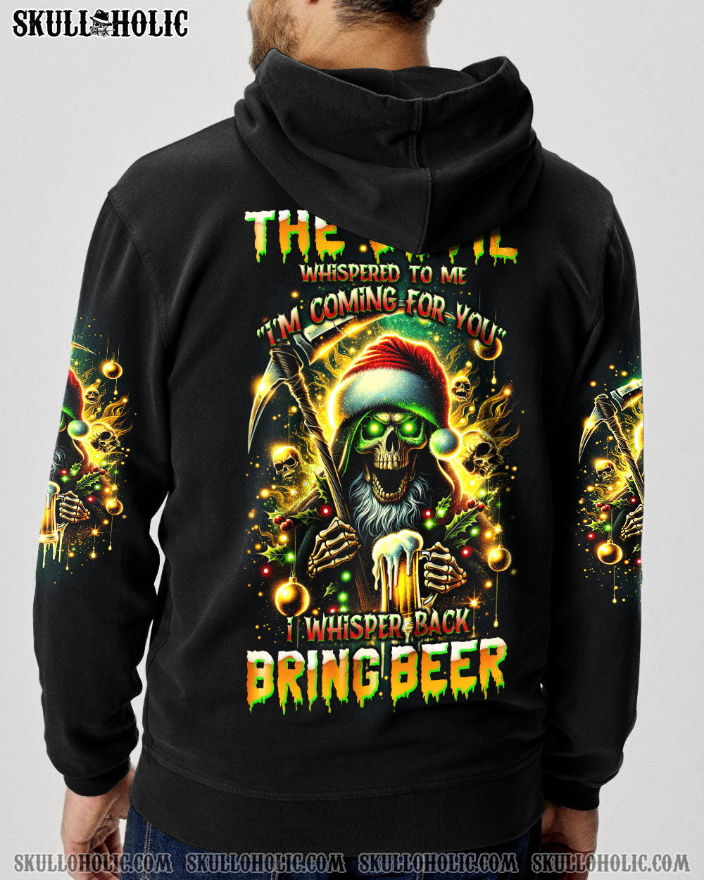 BRING BEER REAPER CHRISTMAS ALL OVER PRINT - TLTW3010235