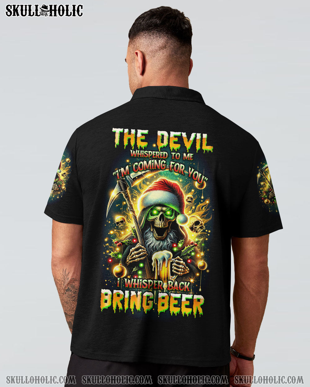 BRING BEER REAPER CHRISTMAS ALL OVER PRINT - TLTW3010235