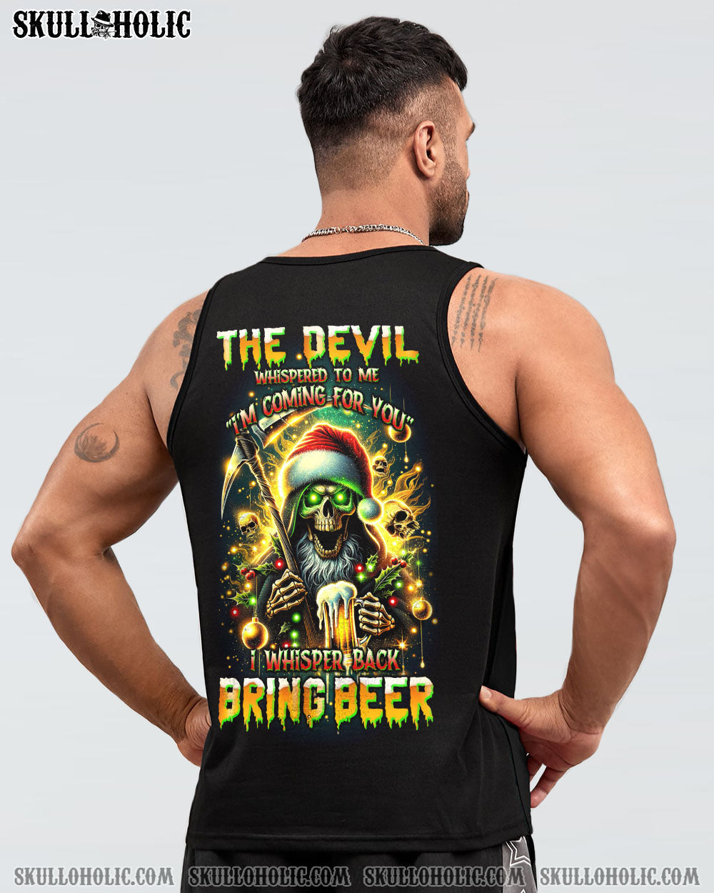 BRING BEER REAPER CHRISTMAS ALL OVER PRINT - TLTW3010235