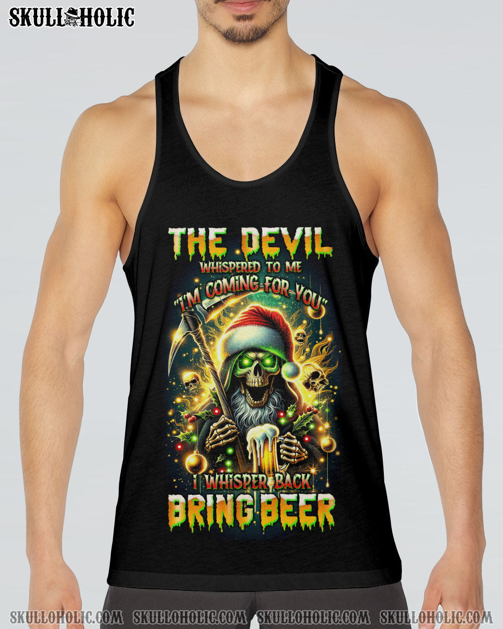 BRING BEER REAPER CHRISTMAS ALL OVER PRINT - TLTW3010235