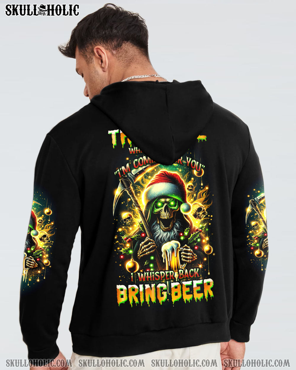 BRING BEER REAPER CHRISTMAS ALL OVER PRINT - TLTW3010235