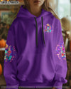 I AM A SWEET GIRL  SKULL MESSY BUN  ALL OVER PRINT -  TLTW3103252