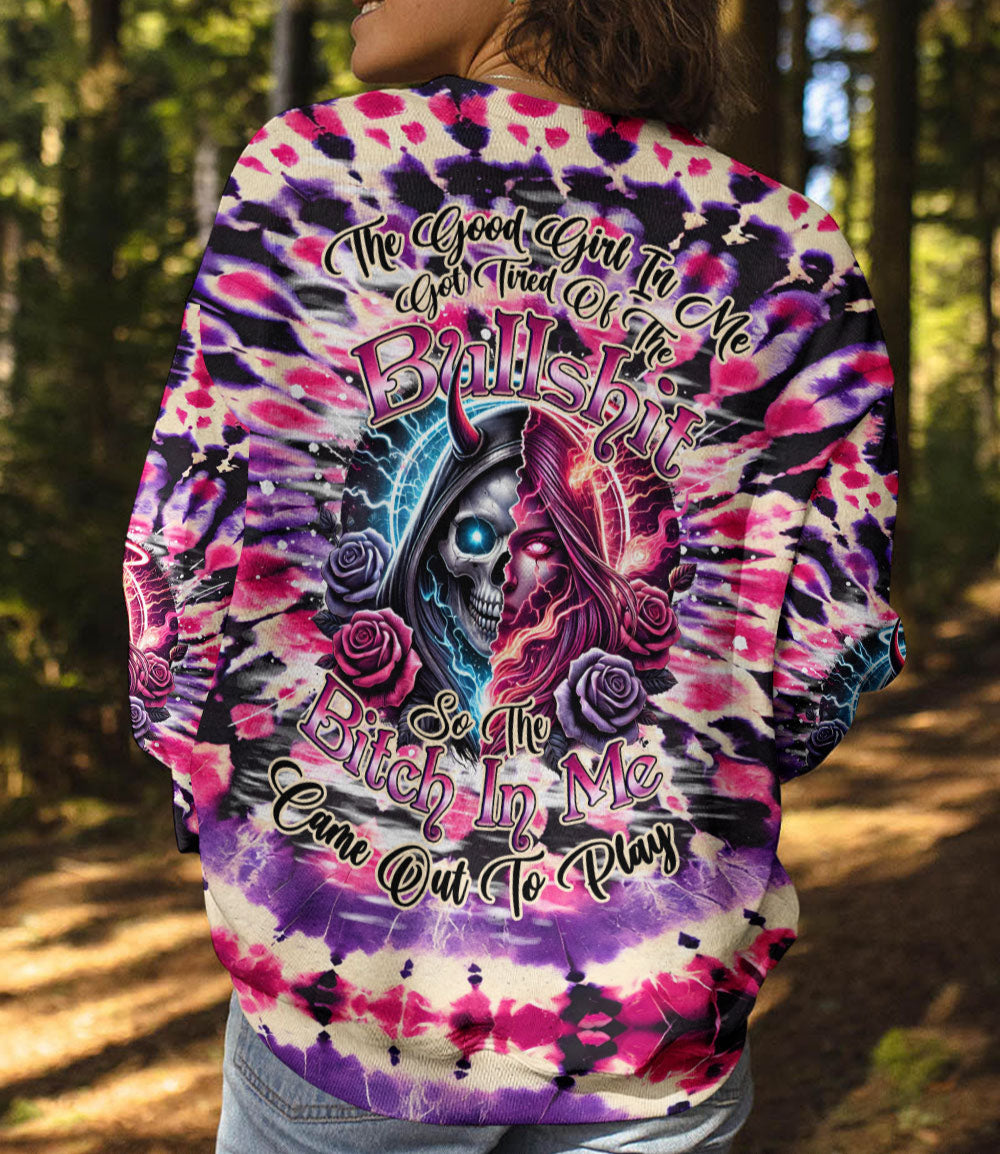 THE GOOD GIRL IN ME TIE DYE ALL OVER PRINT - TYQY0403253