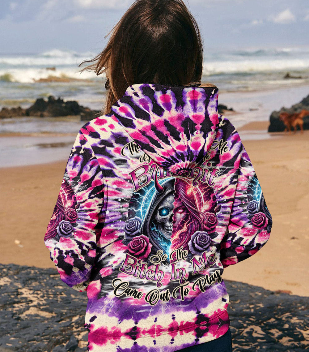 THE GOOD GIRL IN ME TIE DYE ALL OVER PRINT - TYQY0403253