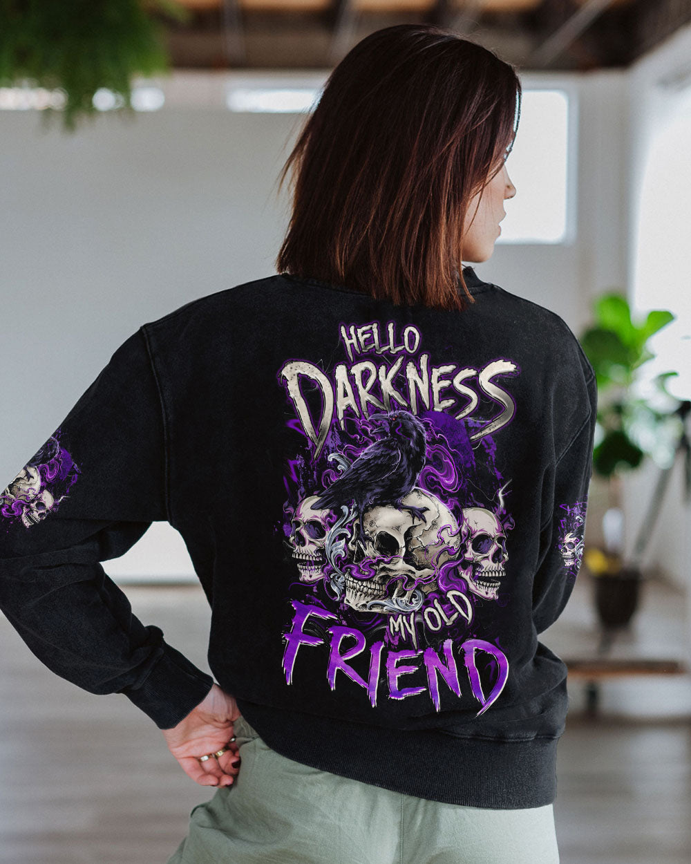 HELLO DARKNESS MY OLD FRIEND ALL OVER PRINT - TYQY0903253