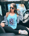 I AM ENOUGH SKULL ALL OVER PRINT - TYQY1004251