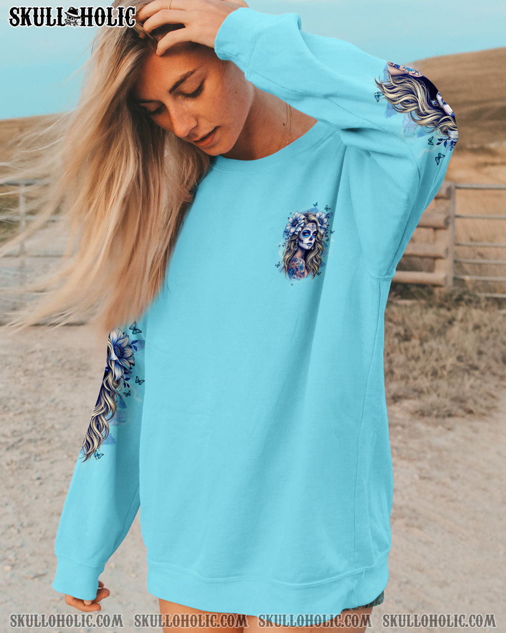 I AM ENOUGH SKULL ALL OVER PRINT - TYQY1004251