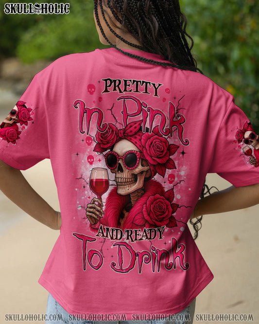 PRETTY IN PINK SKULL ALL OVER PRINT - TYQY1404254