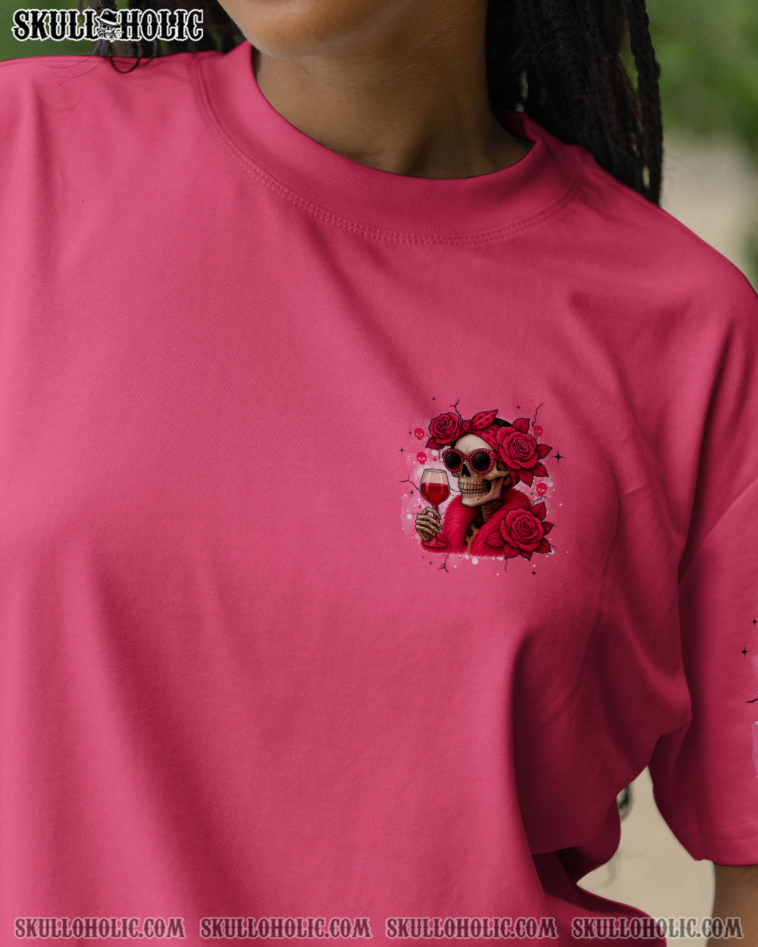PRETTY IN PINK SKULL ALL OVER PRINT - TYQY1404254