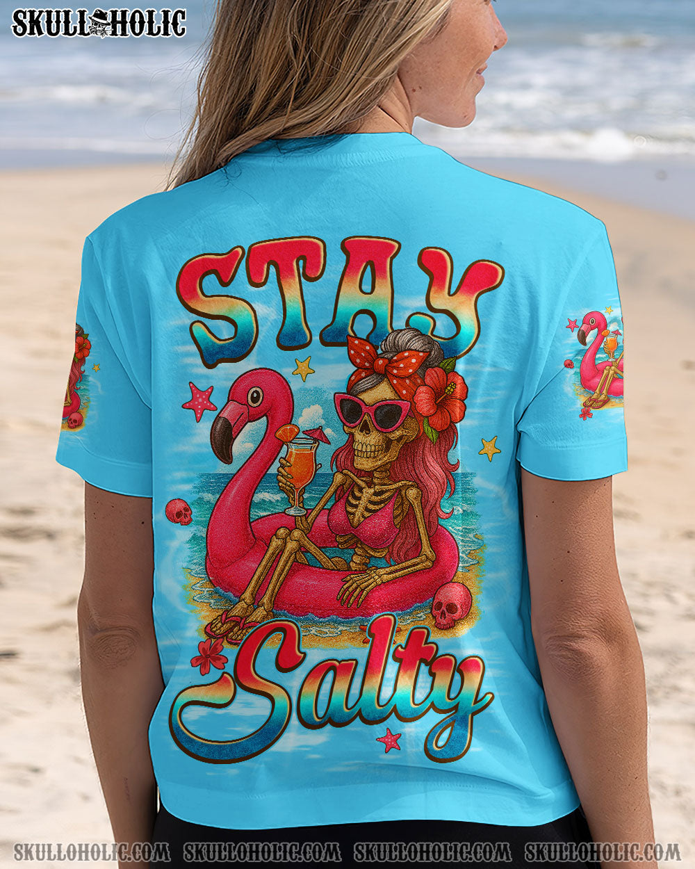 STAY SALTY SKELETON BEACH ALL OVER PRINT - TYQY2104254