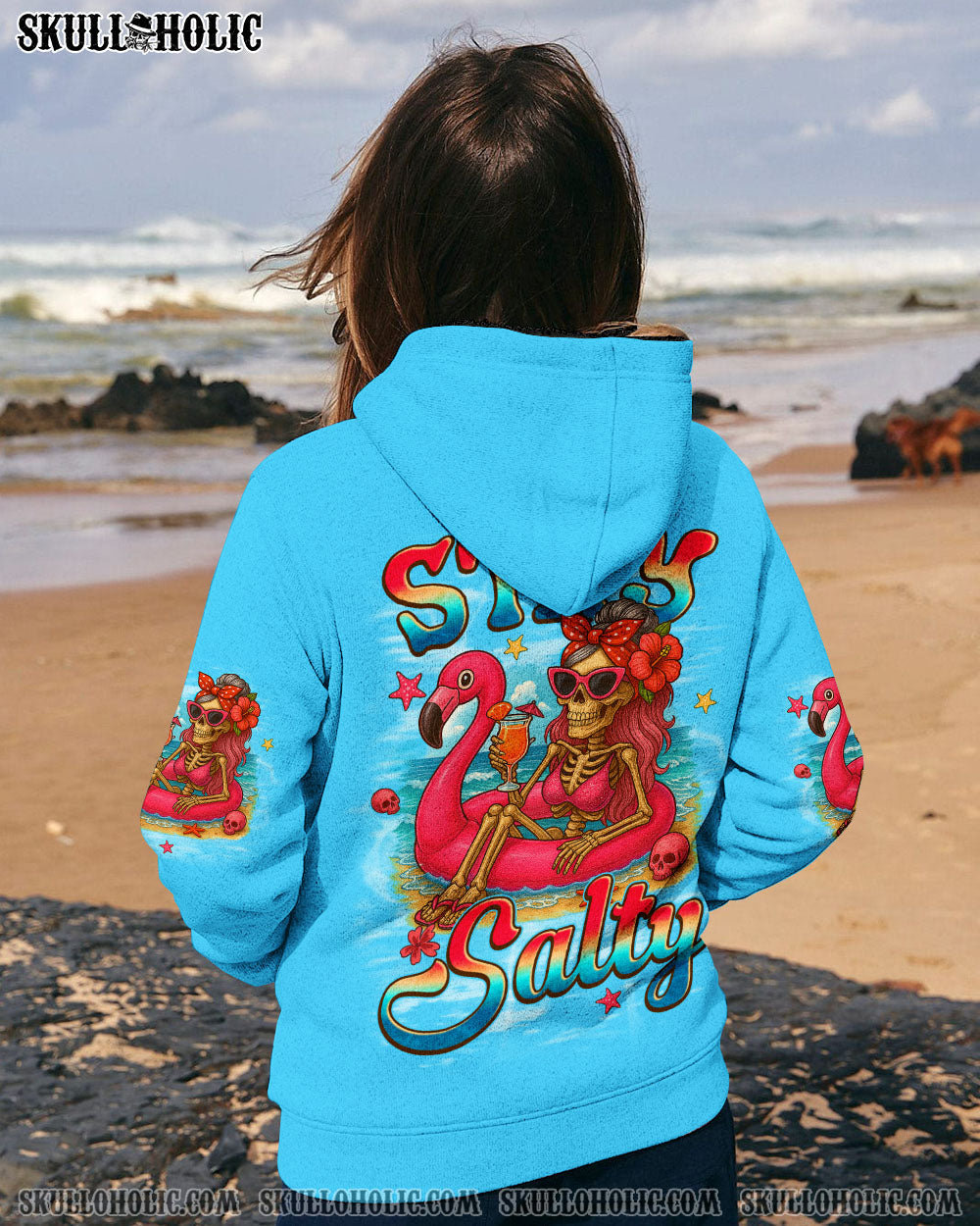 STAY SALTY SKELETON BEACH ALL OVER PRINT - TYQY2104254