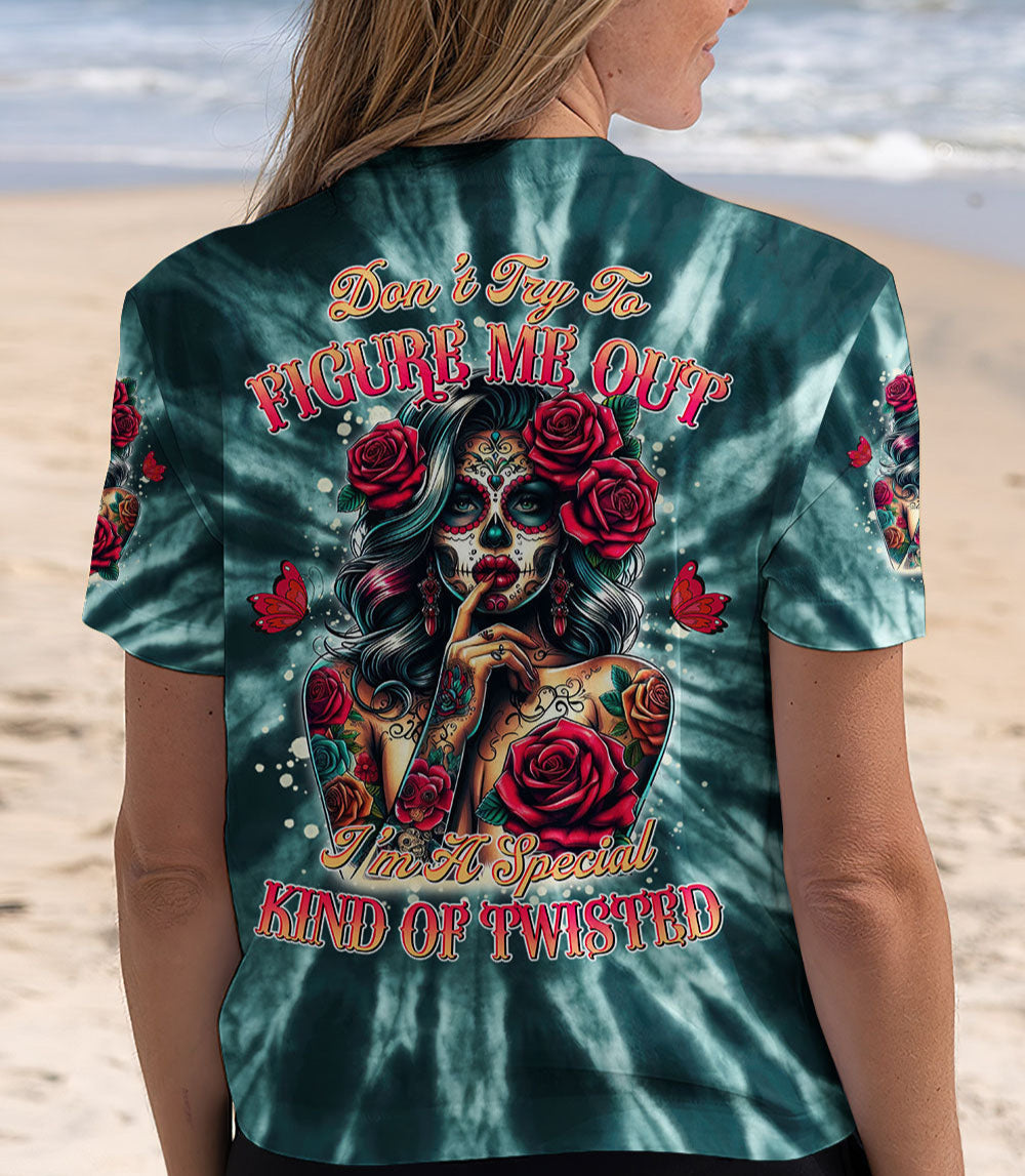 DON'T TRY TO FIGURE ME OUT TIE DYE ALL OVER PRINT - TYTD0703253