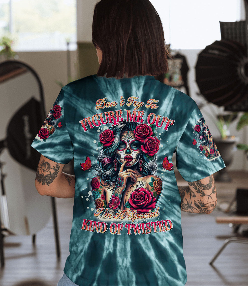 DON'T TRY TO FIGURE ME OUT TIE DYE ALL OVER PRINT - TYTD0703253