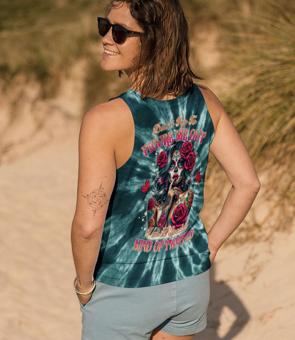 DON'T TRY TO FIGURE ME OUT TIE DYE ALL OVER PRINT - TYTD0703253
