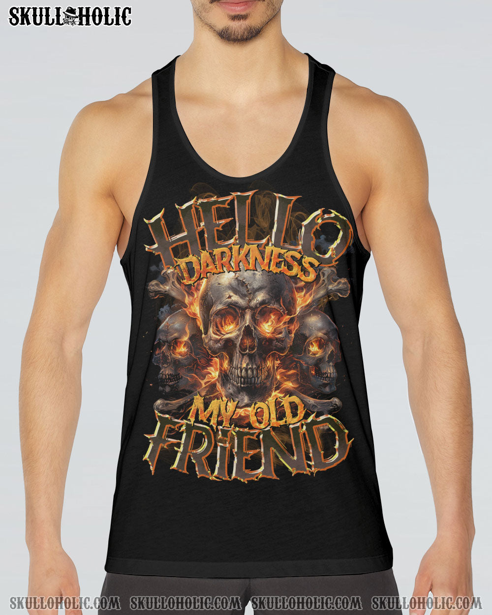 HELLO DARKNESS MY OLD FRIEND ALL OVER PRINT - TYTD1104244