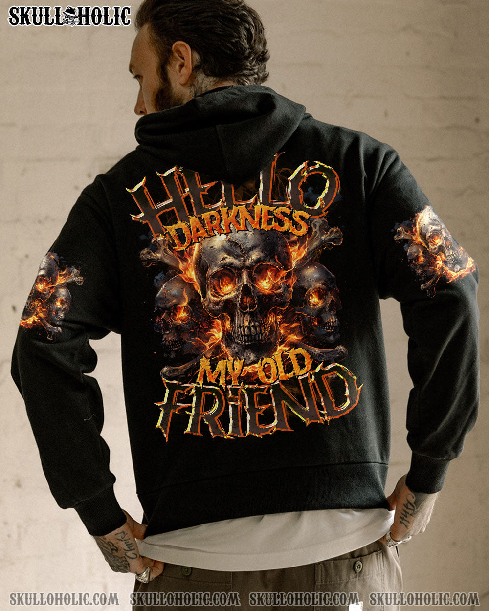 HELLO DARKNESS MY OLD FRIEND ALL OVER PRINT - TYTD1104244