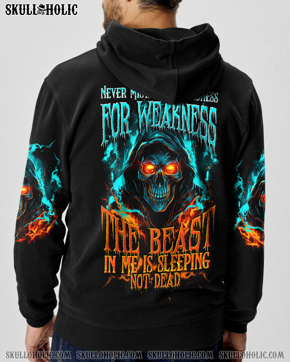 THE BEAST IN ME IS SLEEPING ALL OVER PRINT - TYTD1110234