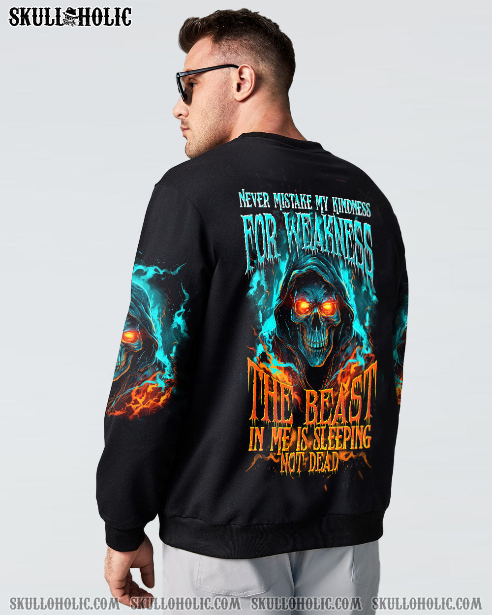 THE BEAST IN ME IS SLEEPING ALL OVER PRINT - TYTD1110234