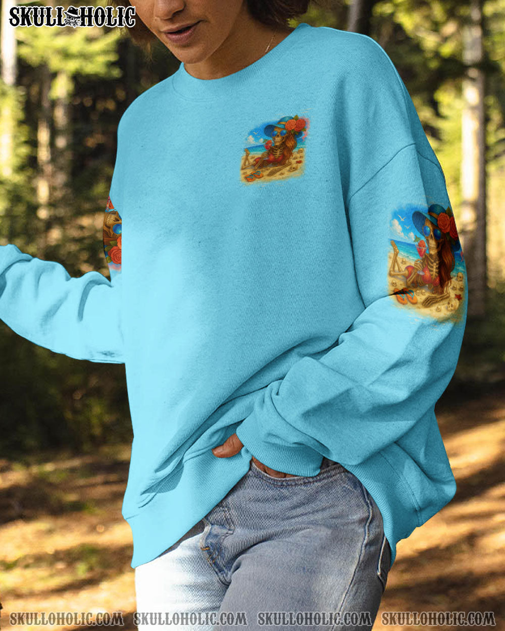 DON'T FORGET TO STAY SALTY SKULL ALL OVER PRINT - TYTD1404251