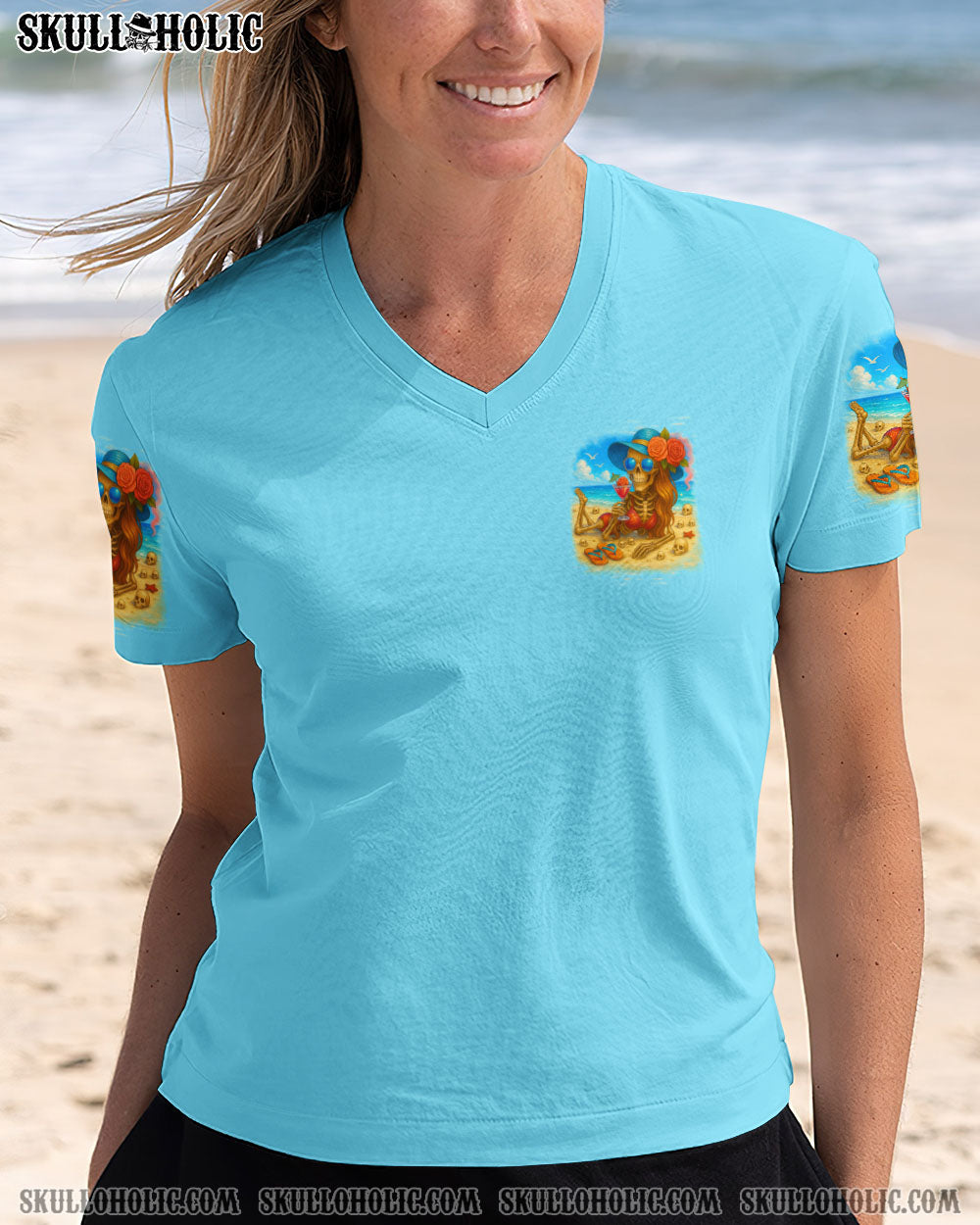 DON'T FORGET TO STAY SALTY SKULL ALL OVER PRINT - TYTD1404251