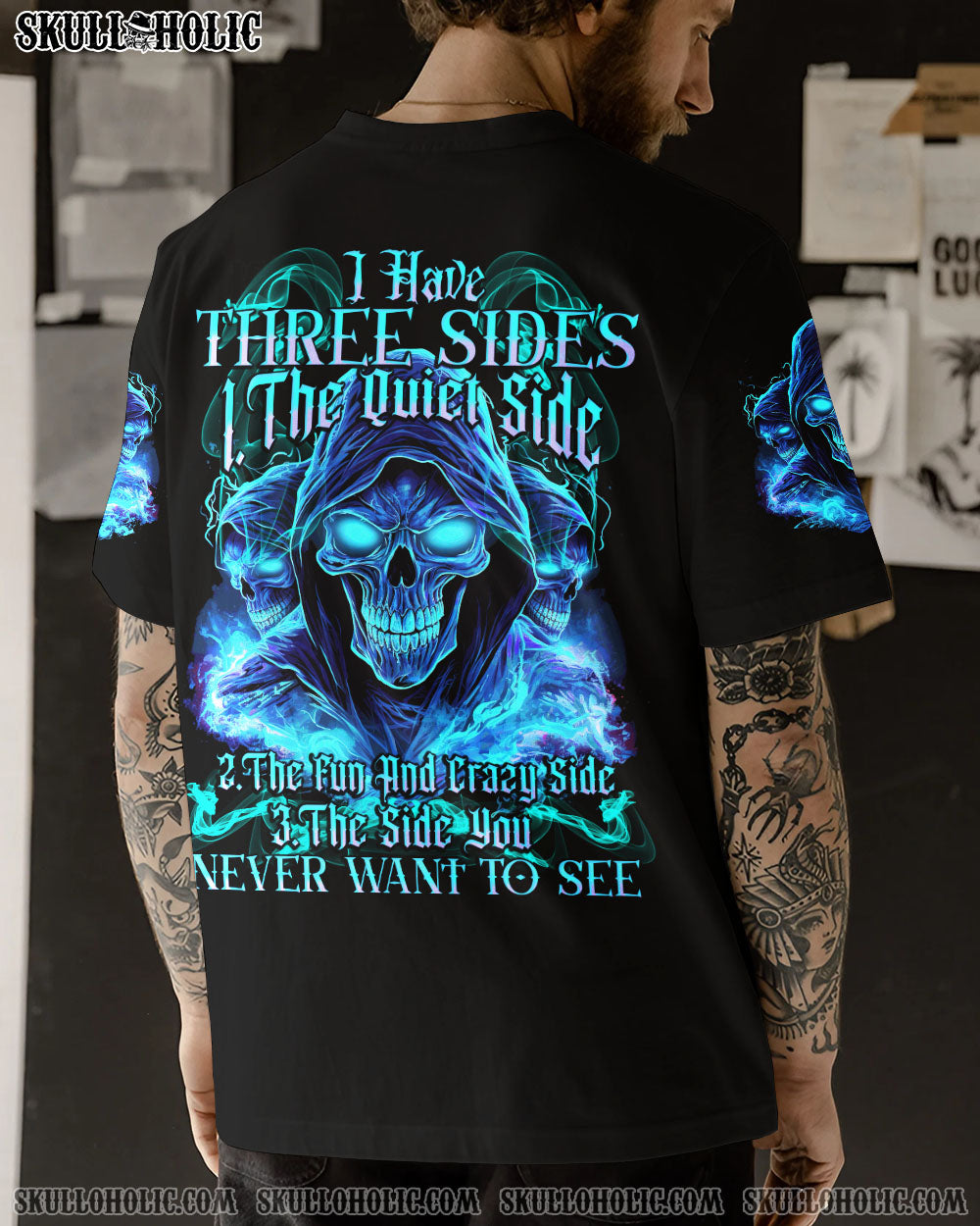I HAVE THREE SIDES ALL OVER PRINT - TYTD1710235