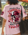 NOBODY IS WORTH YOUR TEARS SKULL ALL OVER PRINT - TYTD2403252