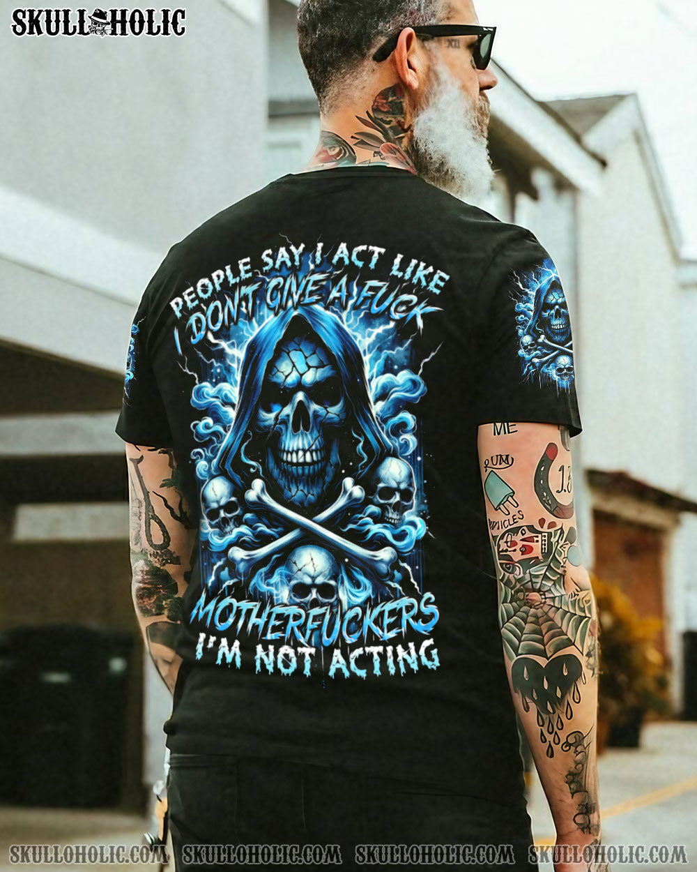 I'M NOT ACTING SKULL ALL OVER PRINT - TYTD2601242
