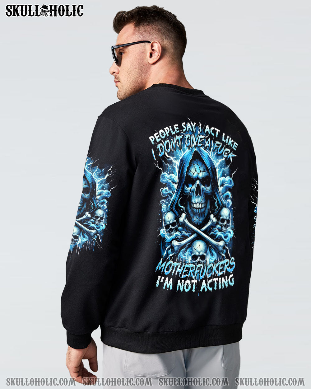 I'M NOT ACTING SKULL ALL OVER PRINT - TYTD2601242