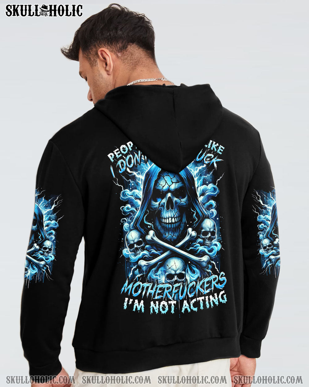 I'M NOT ACTING SKULL ALL OVER PRINT - TYTD2601242