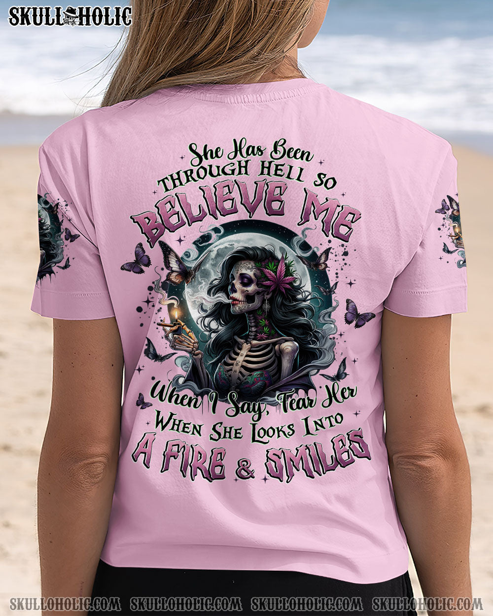 SHE HAS BEEN THROUGH HELL ALL OVER PRINT - TYTD2603251