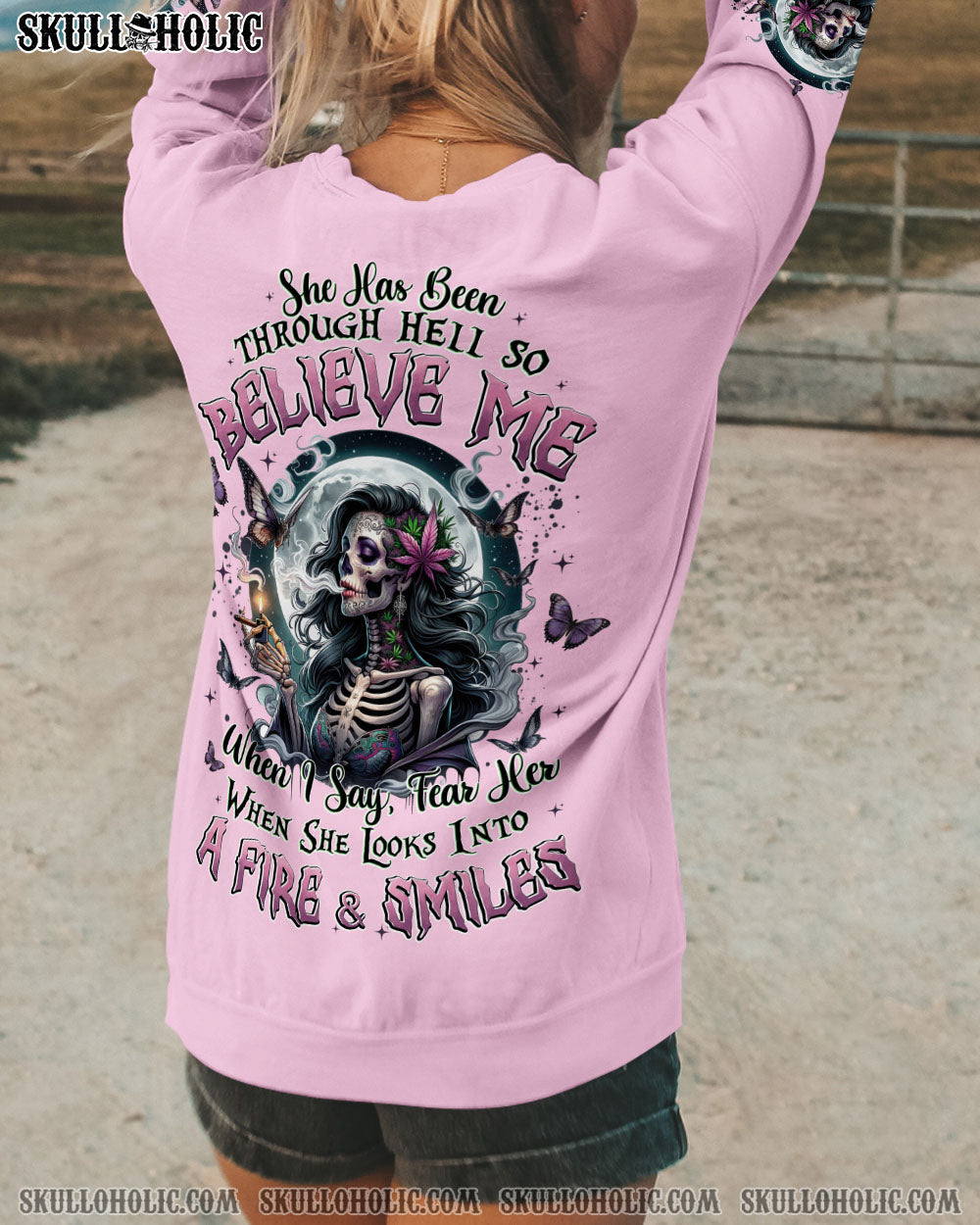 SHE HAS BEEN THROUGH HELL ALL OVER PRINT - TYTD2603251