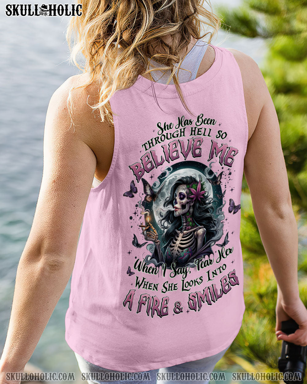 SHE HAS BEEN THROUGH HELL ALL OVER PRINT - TYTD2603251