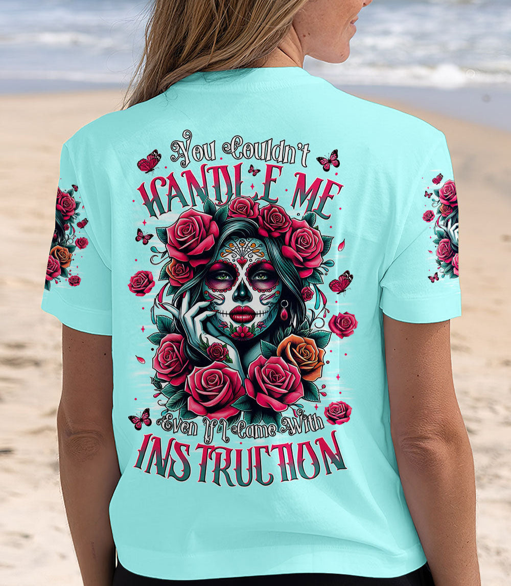 YOU COULDN'T HANDLE ME  SKULL TATTOO ALL OVER PRINT - TYTM0603251