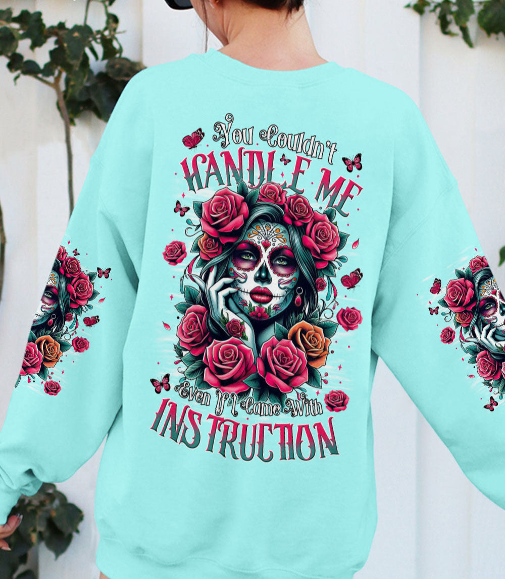 YOU COULDN'T HANDLE ME  SKULL TATTOO ALL OVER PRINT - TYTM0603251
