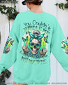 YOU COULDN'T HANDLE ME MESSY BUN TIE DYE ALL OVER PRINT - TYTM0605242
