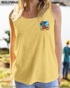 JUST A GIRL WHO LOVES THE BEACH SKELETON ALL OVER PRINT - TYTM1104253