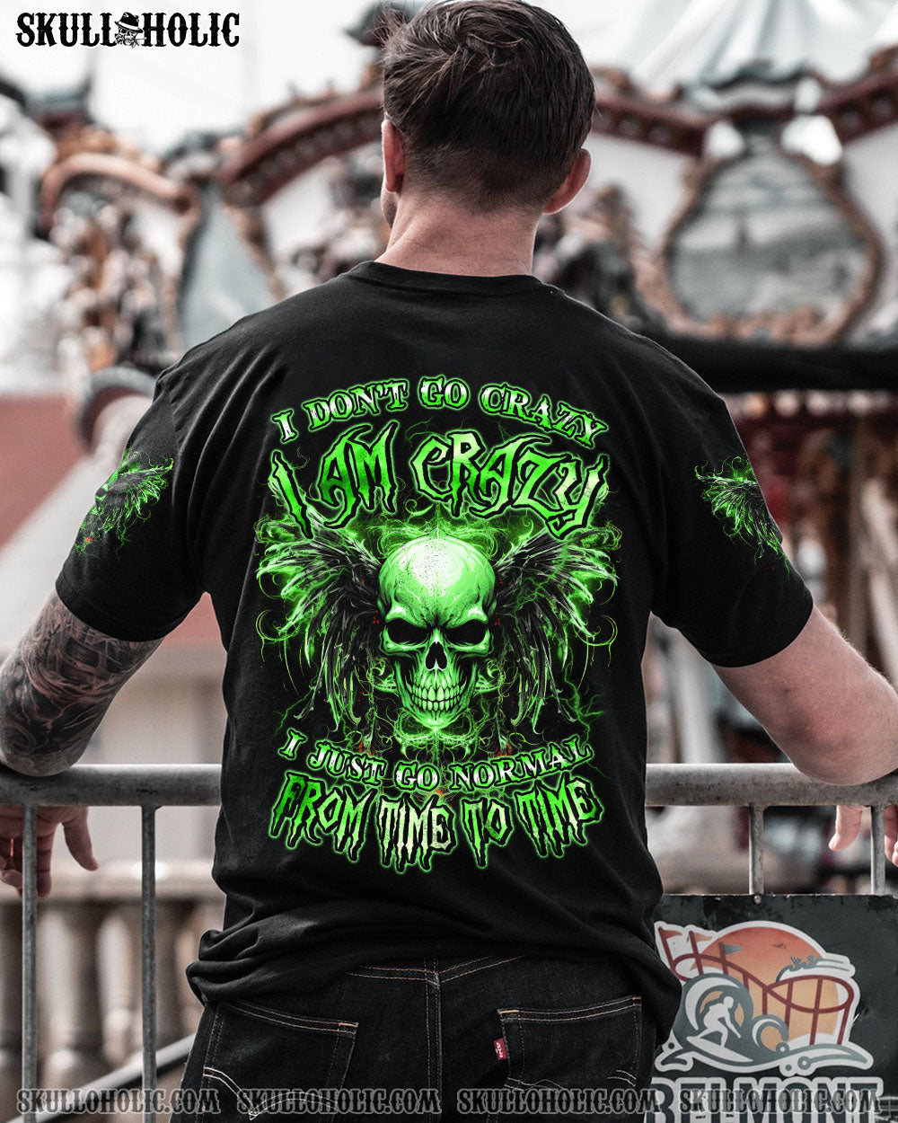 I AM CRAZY SKULL ALL OVER PRINT - TYTM2209233