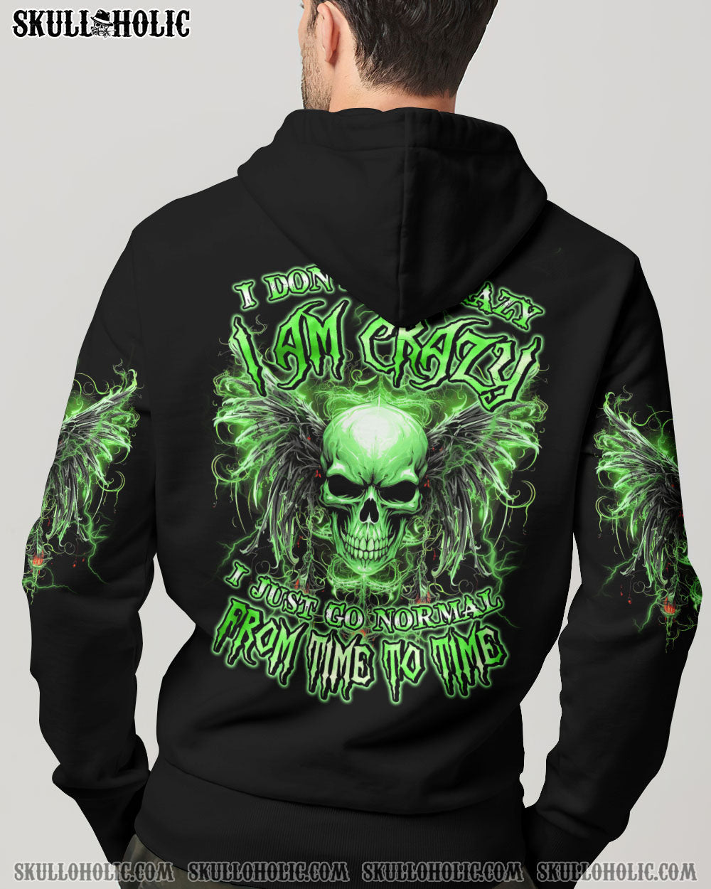I AM CRAZY SKULL ALL OVER PRINT - TYTM2209233