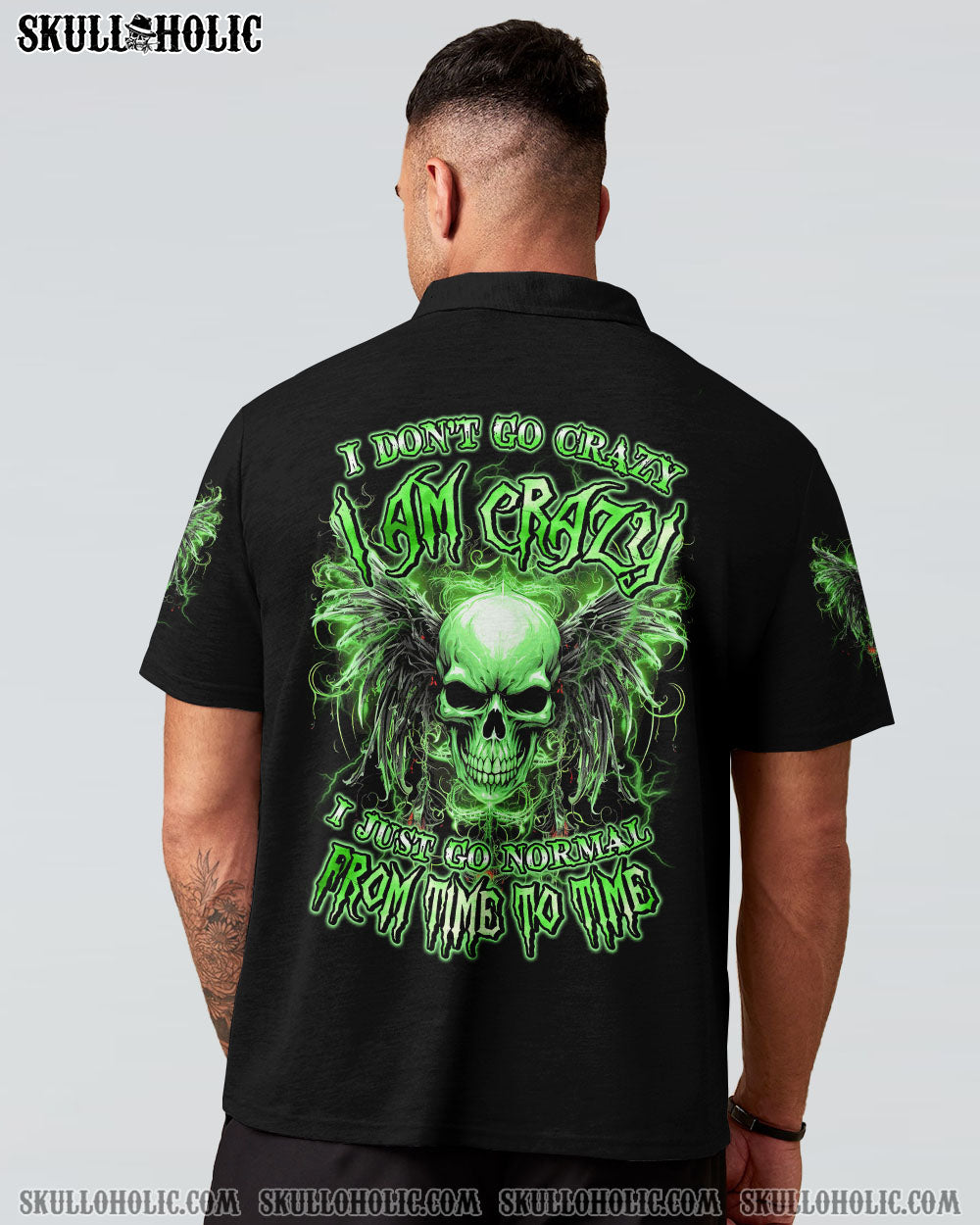 I AM CRAZY SKULL ALL OVER PRINT - TYTM2209233