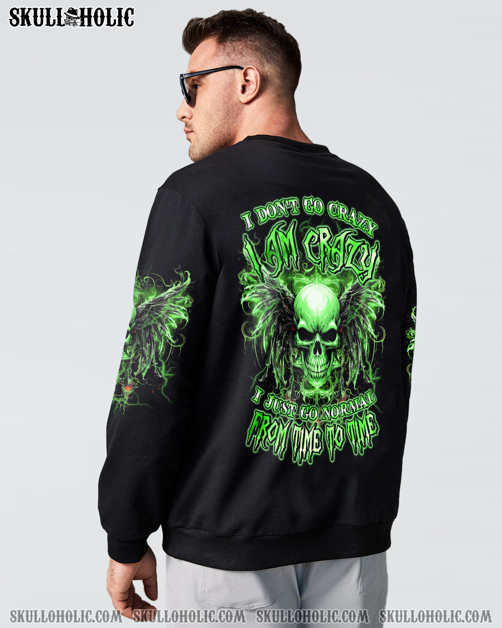I AM CRAZY SKULL ALL OVER PRINT - TYTM2209233