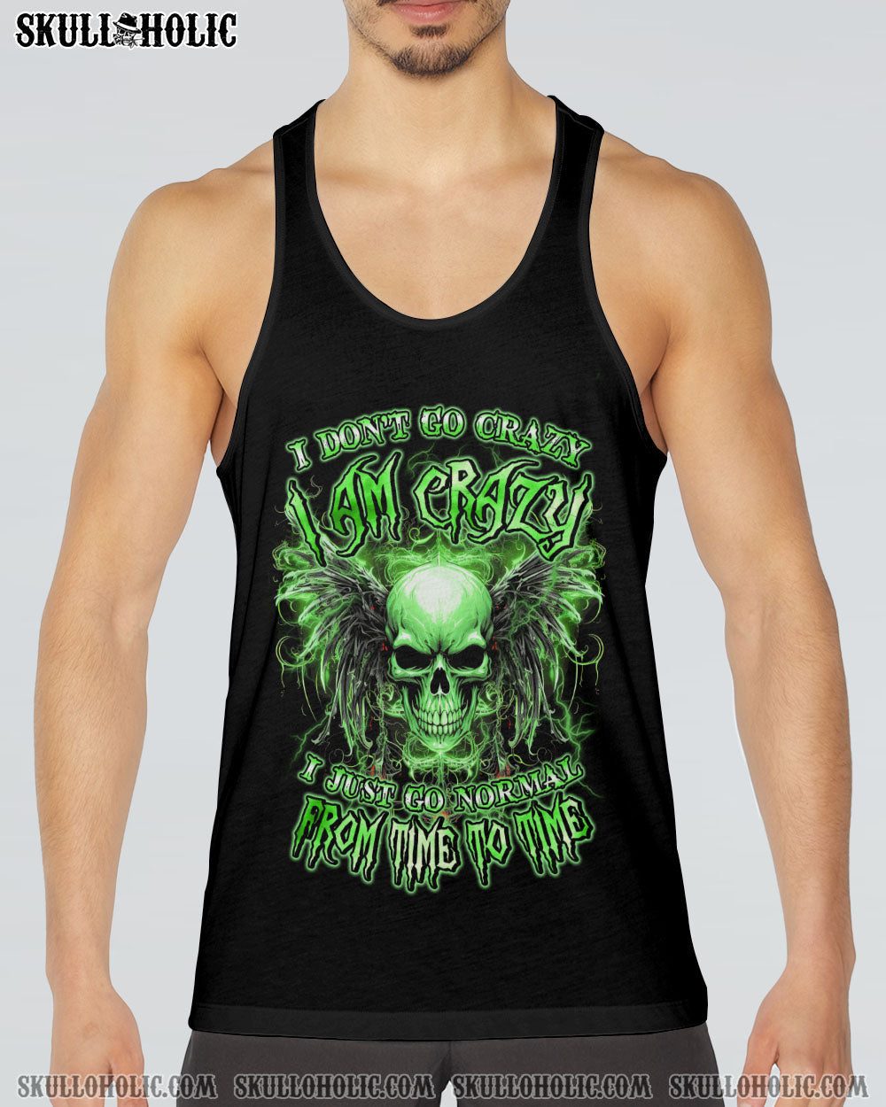 I AM CRAZY SKULL ALL OVER PRINT - TYTM2209233