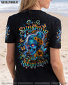 SHE IS SUNSHINE SKULL SUNFLOWER ALL OVER PRINT - YHDU0204252