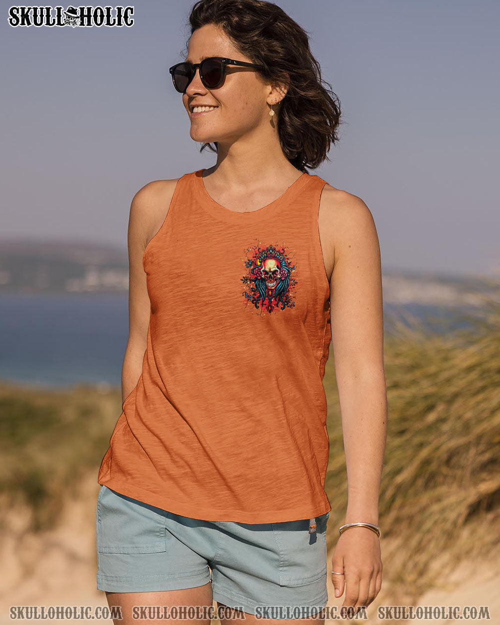 I'M THE F QUEEN SKULL ALL OVER PRINT - YHDU0204253