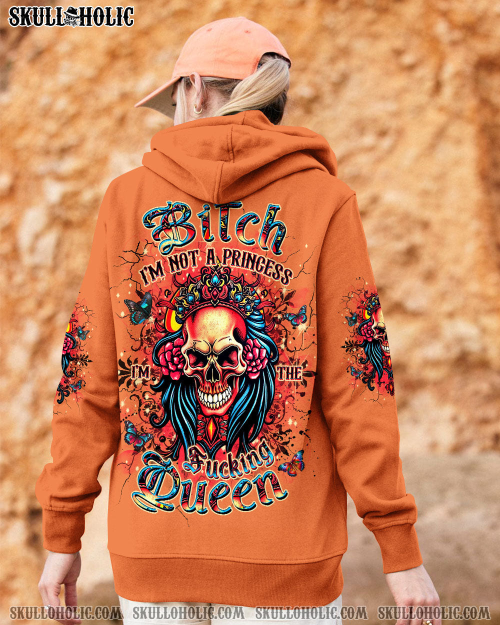 I'M THE F QUEEN SKULL ALL OVER PRINT - YHDU0204253